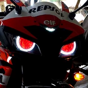 Lắp ráp đèn pha ống kính Kawasaki Ninja ZX-9R 11-13 Xenon Light Mắt thiên thần Mắt quỷ - Đèn HID xe máy