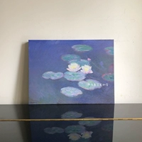 Моне | Вода Лили Импрессионистка литературная ретро -ниша -живопись Студия живописи Нордич Семейная гостиная