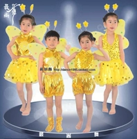 Trẻ em đom đóm trang phục trẻ em hoạt hình côn trùng đom đóm nhảy múa quần áo côn trùng bay trang phục đêm đèn pha - Trang phục đồ cho bé gái
