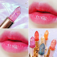 Hài lòng V8 Water Star Diamond Ấm áp Nhạy cảm Crystal Jelly Lipstick Lasting Moisturising Non-Decoloring - Son môi son dành cho bà bầu