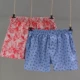 Mũi tên quần lót nam cotton kích thước lớn boxer hoạt hình in đồ ngủ hip-hop nhà nam quần short giữa eo - Giữa eo