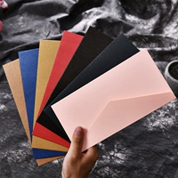 Западный стиль конверт простая кожаная бумага конверт Creative 5 Colope Color Envelope Индивидуальный ретро -конверт европейский стиль