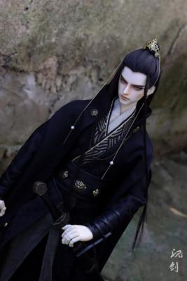 taobao agent Spot drop [Shen Jian] Hemengge bjd ancient style three -point baby uncle's uncle to dress Hanfu costume full