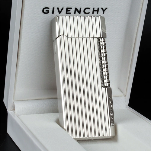 Givenchy, японская оригинальная серебряная зажигалка, (в наличии на складе)