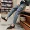 Quần jean nam màu đen phiên bản Hàn Quốc của xu hướng tự tu luyện quần lỗ ở thanh niên kéo dài quần nam mùa xuân và quần áo mùa hè nam - Quần jean