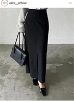 Японская небольшая дизайнерская юбка в складку, длинная юбка, высокая талия