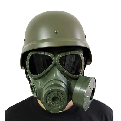 Mô phỏng mặt nạ phòng độc đạo cụ trò chơi người lớn trẻ em thiết bị chiến thuật mũ bảo hiểm ăn gà đạo cụ mô hình bom nước mặt nạ mặt nạ chống đọc 