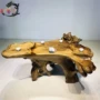 Rễ khắc bàn cà phê rễ cây nguyên liệu cũ Xiaoye 桢 khắc bàn trà họp bàn trà văn phòng thương mại phòng khách họp - Các món ăn khao khát gốc bộ bàn ghế bằng gốc cây