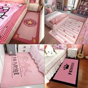 ins phòng khách thảm phòng ngủ cạnh giường ngủ chăn quần áo phòng lát cửa hàng trang trí dễ thương công chúa màu hồng cô gái thảm - Thảm