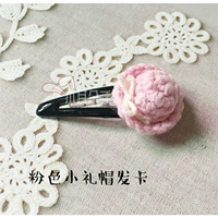 Розовая заколка для волос, набор материалов