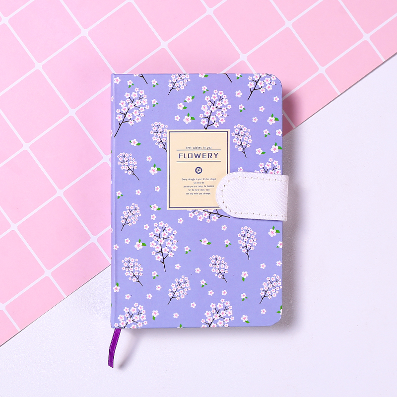 Cherry Purple - SmallSimplicity literature Retro Hand book college student like a breath of fresh air lovely girl delicate diary originality a6 Notebook