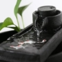 Mới của Trung Quốc gốm đồ trang trí nước bể cá văn phòng máy tính để bàn đài phun nước phòng khách gió bánh xe nước may mắn tạo độ ẩm zen thiết kế tiệm nail
