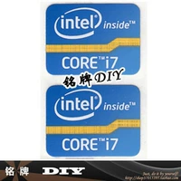 Метка для наклейки на наклейку с логотипом Intel Core I7