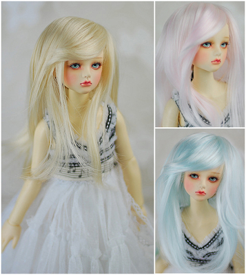 taobao agent 1/4bjd/Jerryberry/Water color series wigs, gold, gouache, water blue, black 4 color income