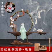 Trung quốc đồ trang trí Zen hiên văn phòng phòng khách tủ TV sáng tạo craft mềm trang trí hiển thị ngược hương burner