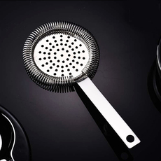 Фильтр для льда 酒吧欧式霍桑直柄滤冰器调酒滤冰器过滤器圆孔漏网滤网strainer