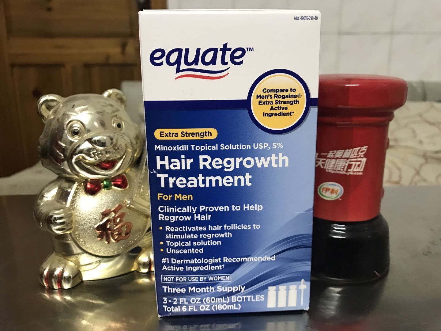 Купить Сейчас в наличии Equate Men's Minoxidil Hair Regrowth Treatment .