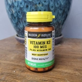Мейсон натуральный витамин K2 Витамин K-2 плюс D3 плюс кальций 100 мкг 100 таблетки