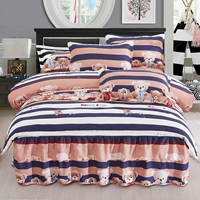 Công chúa phong cách giường bông denim váy cotton ren chăn giường bedspread 2m 1,5m 1,8 Mi - Váy Petti váy giường khách sạn