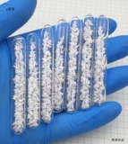 Высокий серебряный кристаллический стеклянный уплотнение мелкоразмерное электролитическое серебро кристаллическое металлическое металлическое серебро ag ≥99,99%