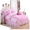 Váy cotton hàn quốc màu hồng cotton bốn mảnh công chúa gió 1,8 m 2.0m giường đôi cung cấp lanh bộ ra nệm