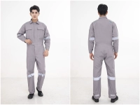 Высококачественный серый чистого хлопкового многодушного костюма