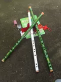 Бесплатная доставка инструмент зеленый белый флейт инструмент бамбуковой флейта бамбуковая флейта младшая обучение Heng Pi Pure участка студенческой флейты бамбуковая флейта