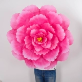 Пиони -цветочный зонтик цветы цветут процветающие танцевальные реквизиты для взрослых танцевальных сцен