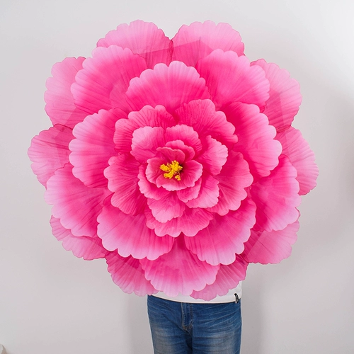Пиони -цветочный зонтик цветы цветут процветающие танцевальные реквизиты для взрослых танцевальных сцен