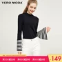 [3 miễn phí 1] Áo len cổ lọ ống loe cổ tròn Vero Moda | 317324544 áo nữ công sở