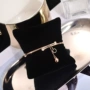 Hàn Quốc đơn giản titan thép mạ vàng hồng chuông vàng mỹ nữ vòng đeo tay Hàn Quốc phiên bản tinh tế thời trang hipster vòng tay trang sức - Vòng đeo tay Cuff vòng vàng 18k