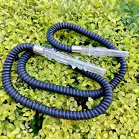 Кожаная трубка черная длиной 1,6 метра