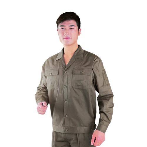 Летний хлопковый хаки комбинезон