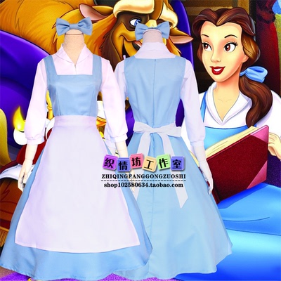 taobao agent Disney Disney Cosplay Beauty and Beast Beier Belle Girl Dress Clothing Princess Costume Spot