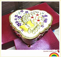 Музыкальная шкатулка, ювелирное украшение, сундук с сокровищами, коробочка для хранения, музыкальное обручальное кольцо, Россия