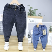 Big E small e2019 mùa thu mới cho trẻ em lớn phiên bản Hàn Quốc của quần chân bé trai và bé gái xu hướng nước ngoài quần jeans 1118 - Quần jean