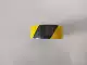 5 см желтой черной косой линии