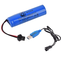 18650 литийная батарея+зарядная кабель USB