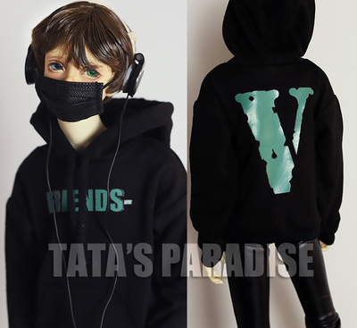 taobao agent 1/6, 4 minutes, 3 points, uncle BJD.dd baby clothing mini accessories, Jeremiar Double -sided printed hoodie, A