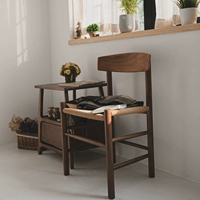 Винтаж J39 Среднешний классический кафе Nordic Coffee Dining Line Litetic Black Wlinut White Oak