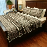 Dệt lụa hương thoáng qua châu Âu bông giường xuất khẩu bìa bộ QUILT bông khăn trải giường vận chuyển mùa đông - Trang bị tấm