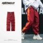 Thương hiệu INS triều 18SS siêu lửa hip hop retro tím giản dị buông chân thể thao quần nam quần nữ thủy triều quần jogger nam