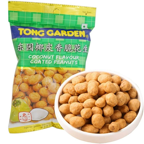Dongyuan Coconut Skin Aragrance, хрустящий арахис, сушеные фрукты, хрустящая рыба кожа арахис 60 г, в Таиланде импортируется более 68 бесплатных доставки