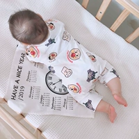 Babyiesies 2019 hè mới bé romper tay ngắn romper trẻ sơ sinh - Áo liền quần quần áo trẻ sơ sinh cao cấp