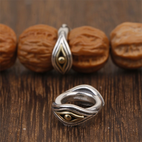 S925 Серебряные серебряные карты кольца отдельно играют в глаза Горуса Глаза