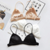 LR Châu Âu và Mỹ bralette tốt vành đai tam giác cup mà không có vòng thép không xương siêu mỏng áo ngực bikini vẻ đẹp backless đồ lót Bikini