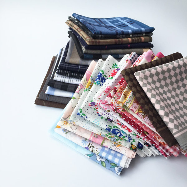 Хлопковый легкий и тонкий мягкий экологичный носовой платок, 6 шт