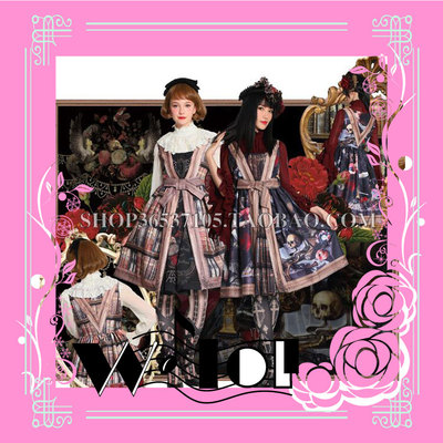 taobao agent Original Lolita Lo skirt lolita classic Baroque court printed skirt free shipping