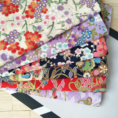 taobao agent [Kimono fabric] BJD BLYTHE OB11 Kimono Faculture Doll uses fabric Japanese style and wind fabric