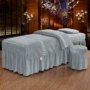 Hàn Quốc pha lê nhung dày ấm rắn màu denim bedspread vẻ đẹp thẩm mỹ viện dành riêng SPA bảng massage tùy chỉnh - Trang bị tấm bộ ga giường spa